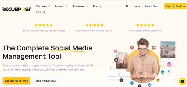 RecurPost - Tool preview