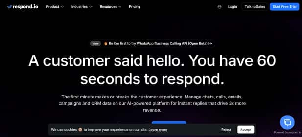 Respond.io - Tool preview