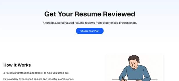 Resume Review Sigma - Tool preview