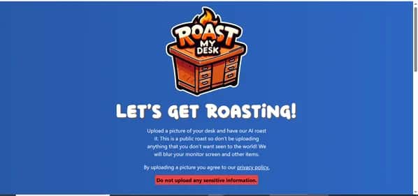 Roast Your Desk - Tool preview