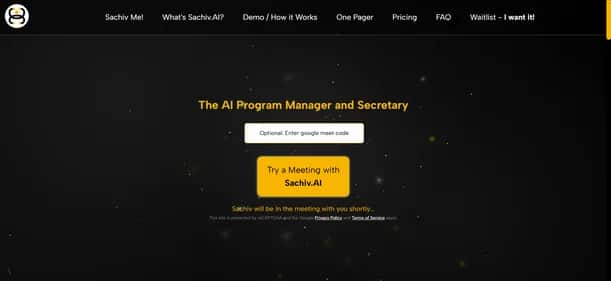 Sachiv.AI - Tool preview