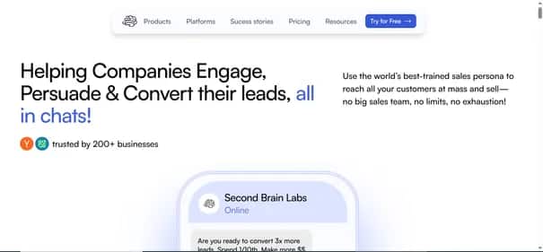 Second Brain Labs - Tool preview