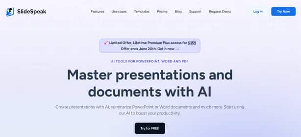 SlideSpeak - Tool preview