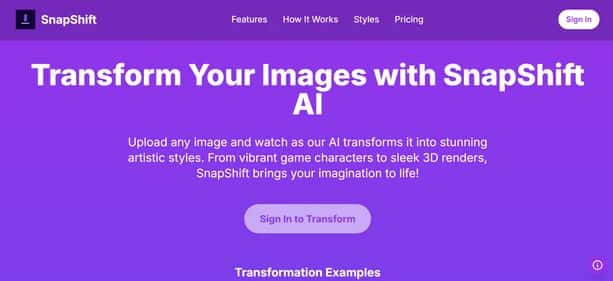 SnapShifts - Tool preview