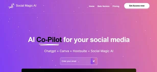 Social Magic AI - Tool preview