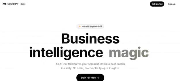 DashGPT - Tool preview