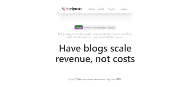 StoriPress - Tool preview