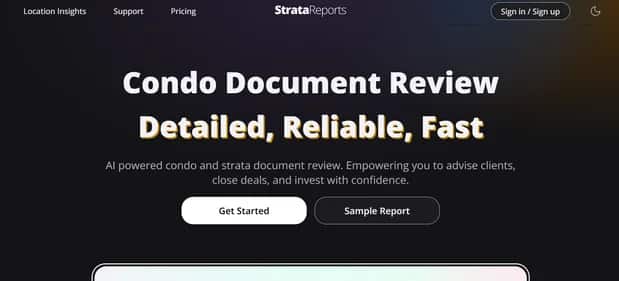 StrataReports - Tool preview