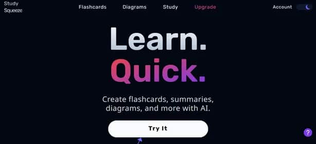 StudySqueeze - Tool preview