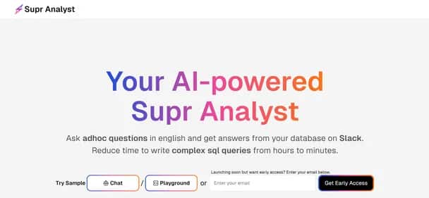 SuprAnalyst - Tool preview