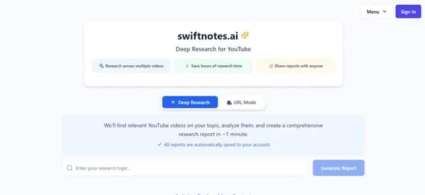 SwiftNotes - Tool preview