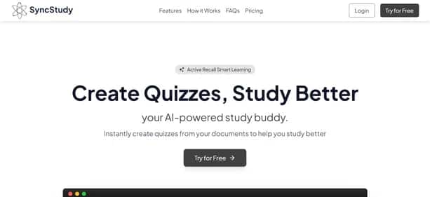 SyncStudy - Tool preview