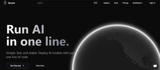 Synexa AI - Tool preview