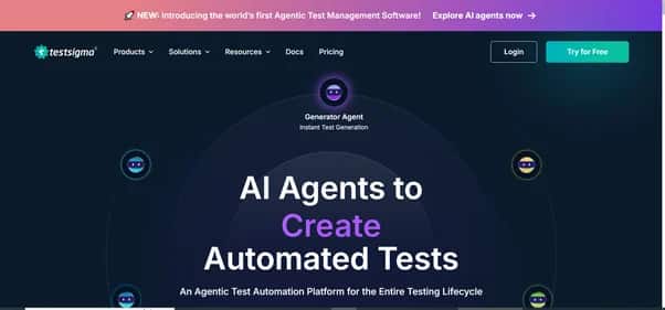 Testsigma - Tool preview