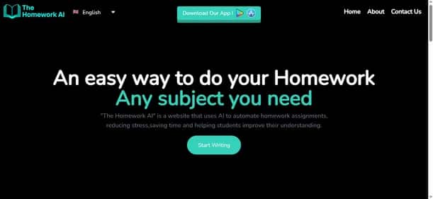 The Homework AI - Tool preview