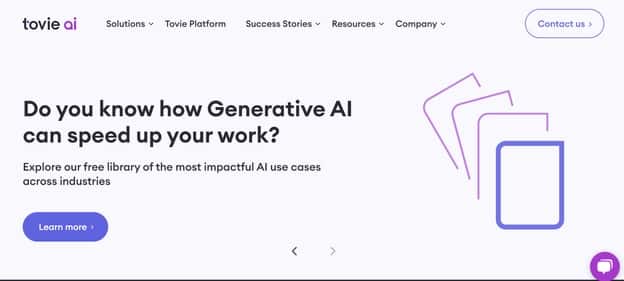 Tovie AI - Tool preview