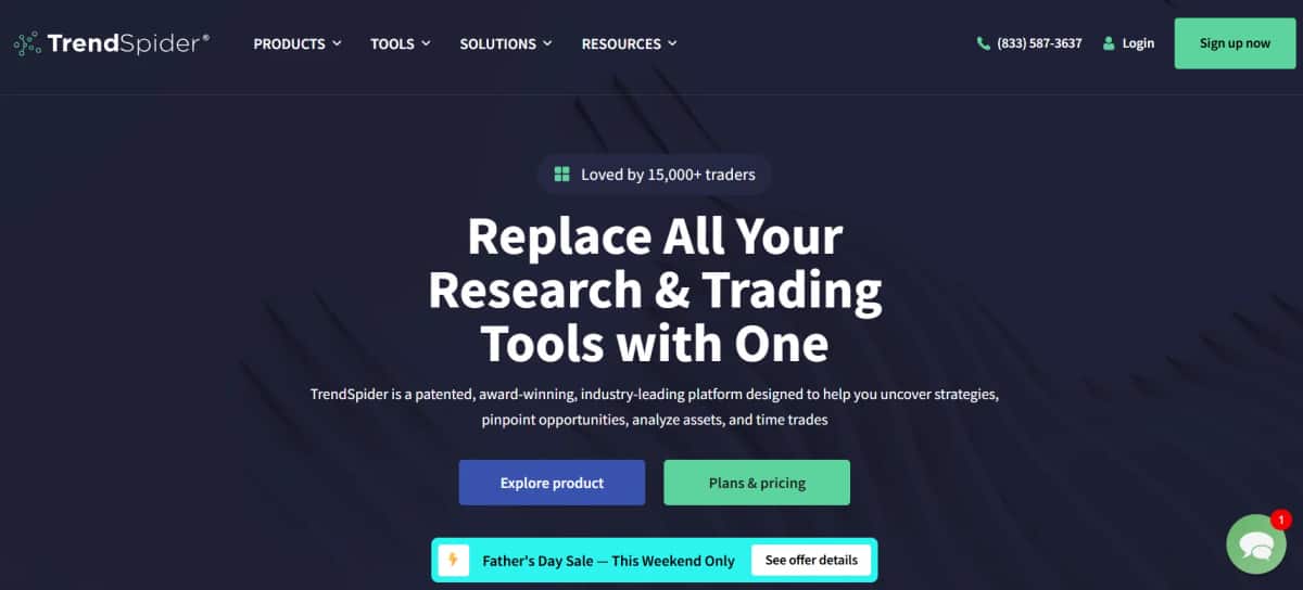 TrendSpider - Tool preview