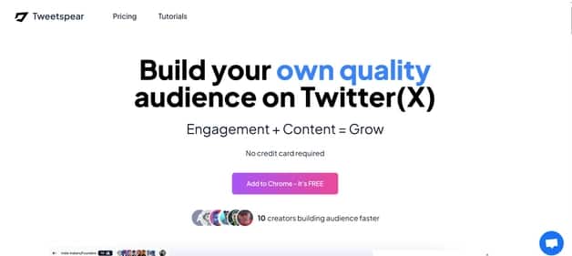 TweetSpear - Tool preview