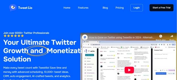 Tweetlio - Tool preview