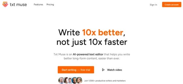 Txt Muse - Tool preview