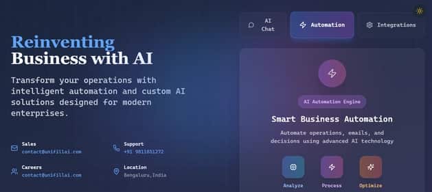 UnifillAI - Tool preview