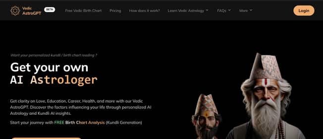 Vedic AstroGPT - Tool preview