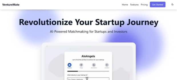 VentureMate - Tool preview