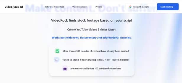 VideoRock - Tool preview