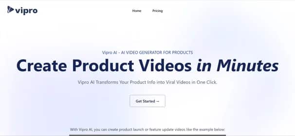Vipro Ai - Tool preview