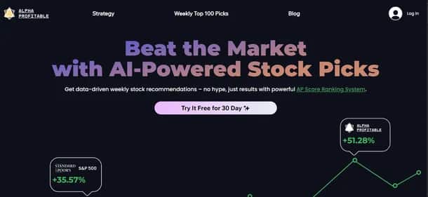 Alpha Profitable - Tool preview