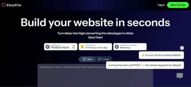 EZsite AI - Tool preview