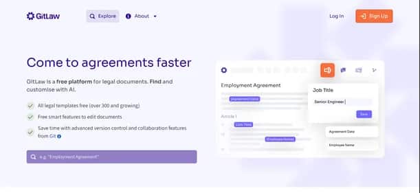 GitLaw - Tool preview