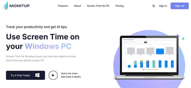 Screen Time for Windows PC - Tool preview