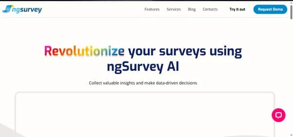 ngSurvey - Tool preview
