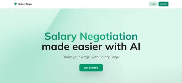 Salary Sage - Tool preview