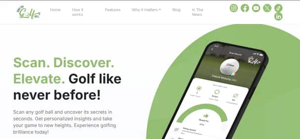 Scan My Golf Ball - Tool preview