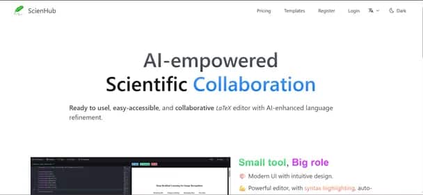 ScienHub - Tool preview