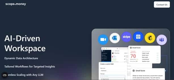 Scope Money - Tool preview