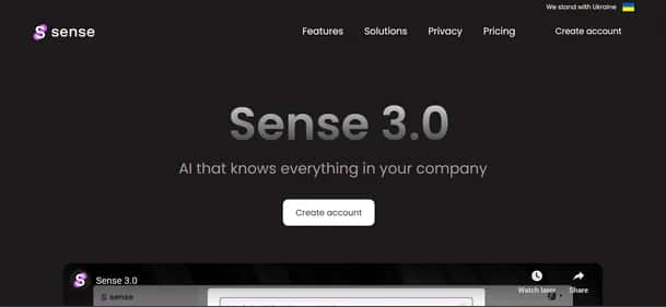 Sense - Tool preview