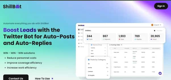ShillBot - Tool preview