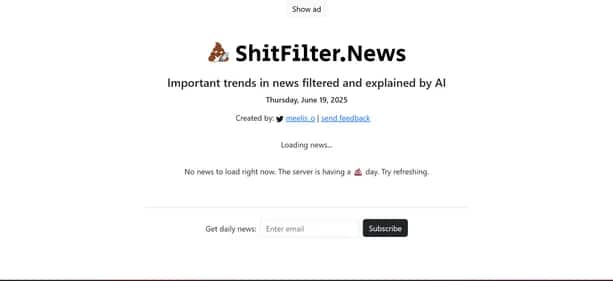 ShitFilter - Tool preview
