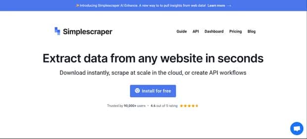 Simplescraper - Tool preview
