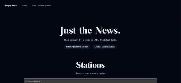 Simplicity AI - Tool preview
