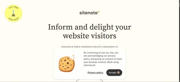 sitenote - Tool preview