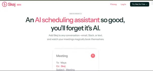Skej AI - Tool preview
