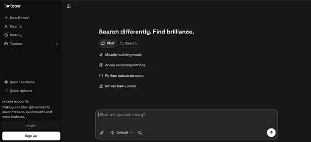 Uncovr - Tool preview