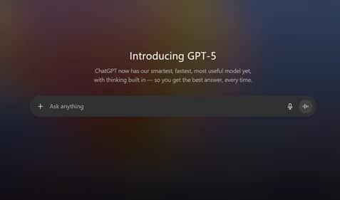 ChatGPT 5 - Tool preview