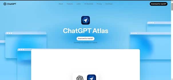 ChatGPT Atlas - Tool preview