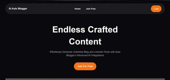AI Autoblogger - Tool preview