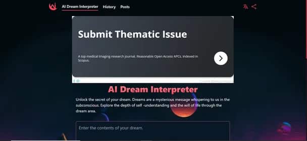 AI Dream Interpreter - Tool preview